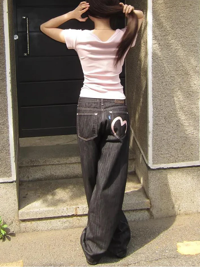 Women’s Y2K Baggy Wide Jeans 2