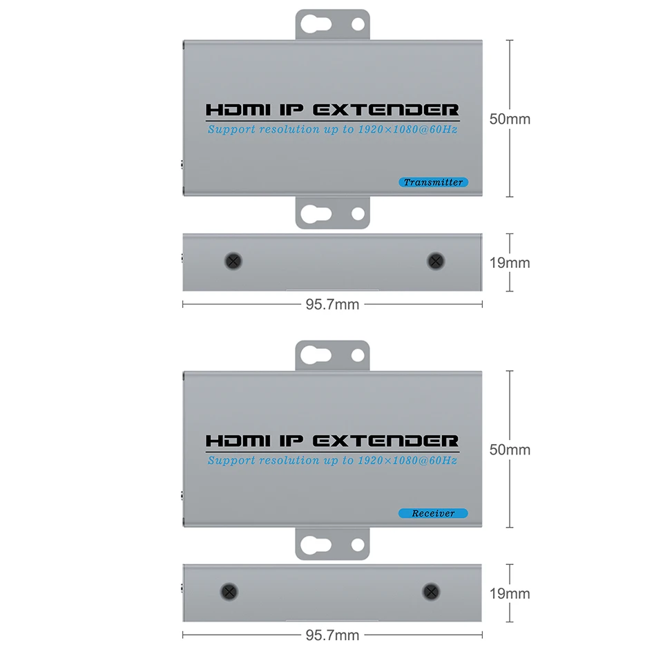 Extensor de Rede ip Rj45 Portas 1080p 150m Hdmi Extensor por Cat5e Cat6 Suporte um tx a Muitos rx Através do Interruptor de Rede para Roteador - Image 5