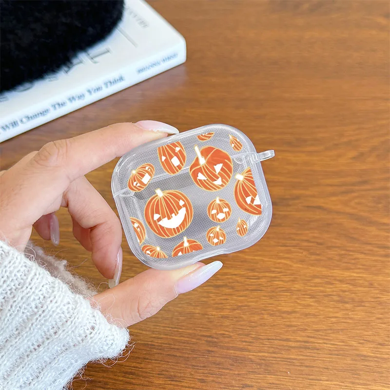 Pumpkin Pattern AirPods Case Protective Cover for Earphones