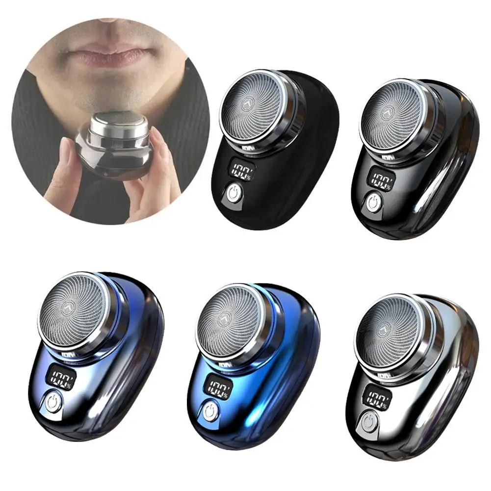 

Mini Electric Travel Shaver For Men Portable Pocket Shaver Beard Trimmer Razors Rechargeable Cordless Shaving Face Beard Razor