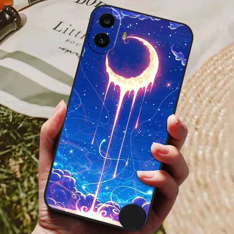 Luxury Silicone TPU Soft Shockproof Phone Case with Cute Cat Design