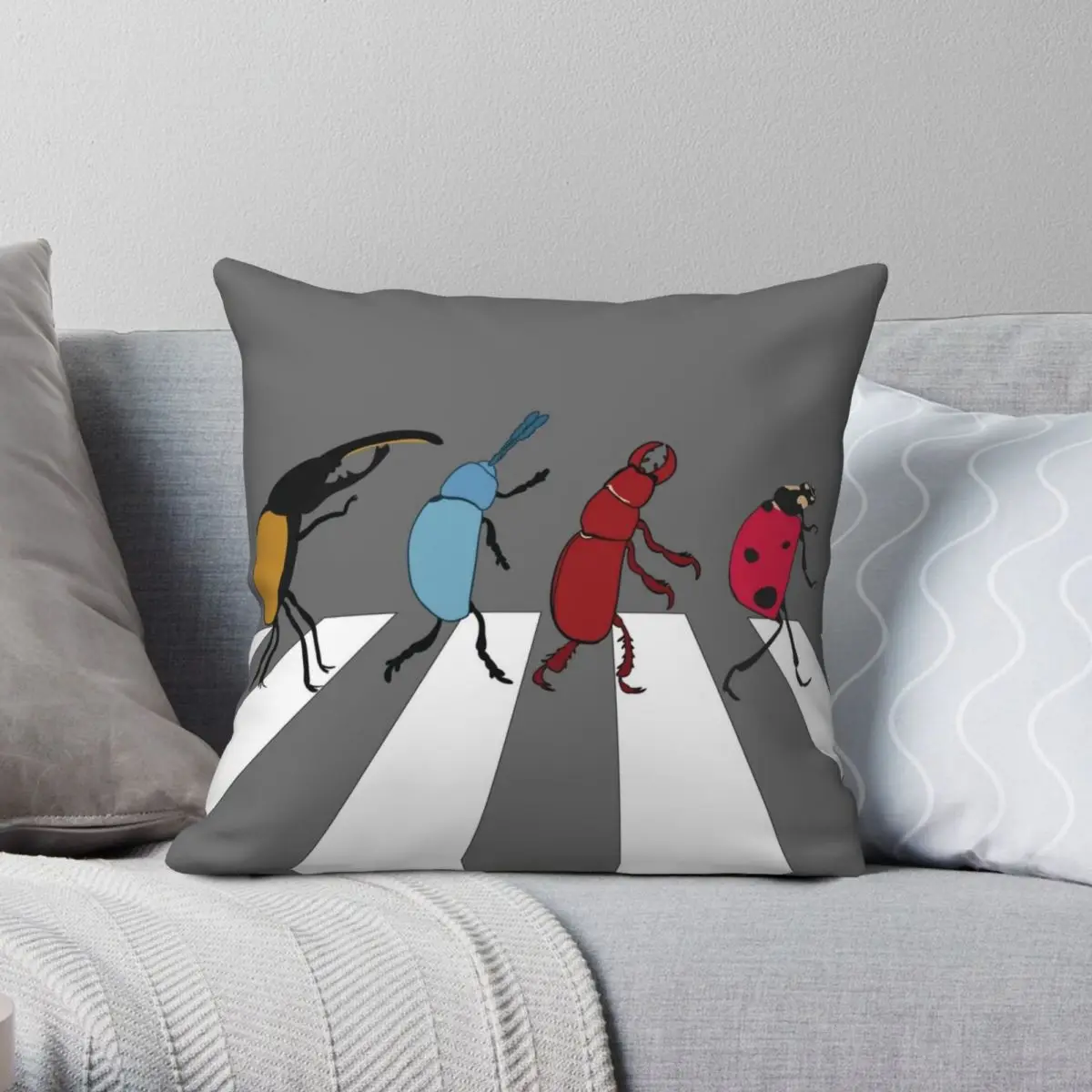 

Новинка, наволочка Music Geek из полиэстера и льна, бархатный узор, Декоративная Подушка на молнии, чехол для дивана, подушки