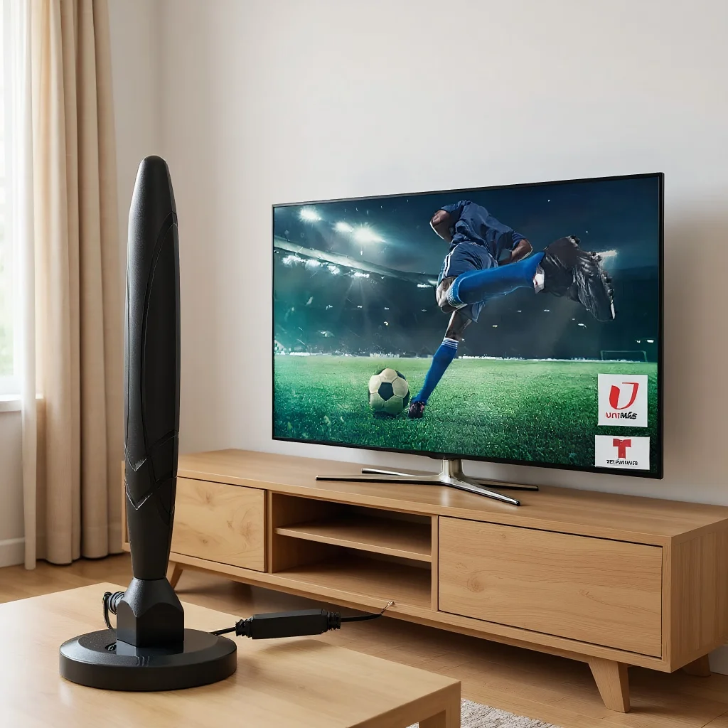 5600 Miles Digital TV Antenna Indoor HDTV Amplified Signal Booster 4K ...