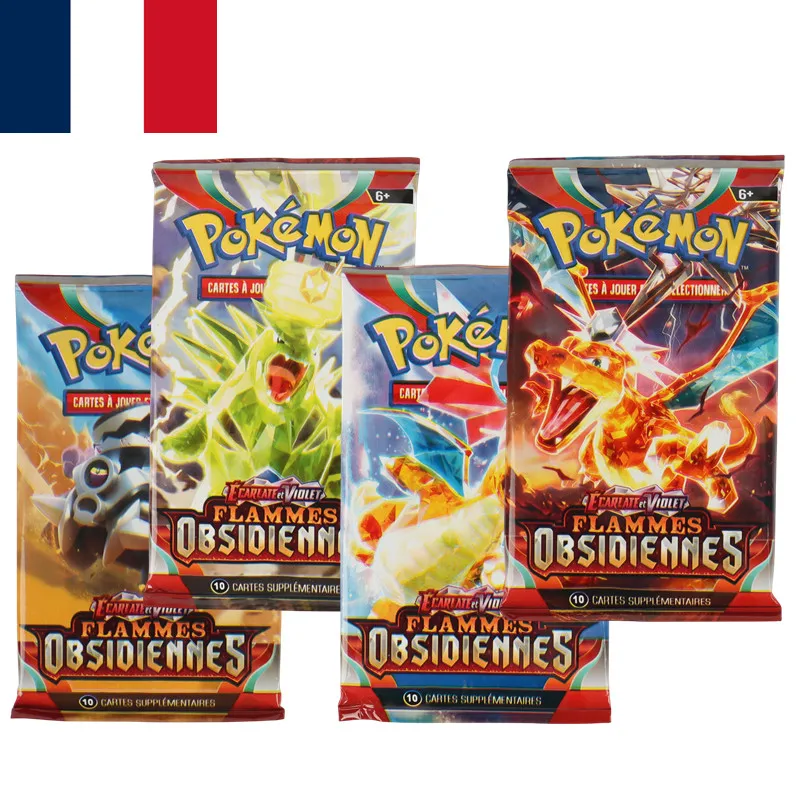 French Pok&eacute;mon TCG: Scarlet & Violet Obsidian Flames Booster Box Pokemon Cards 360Pcs 36 Pack Box