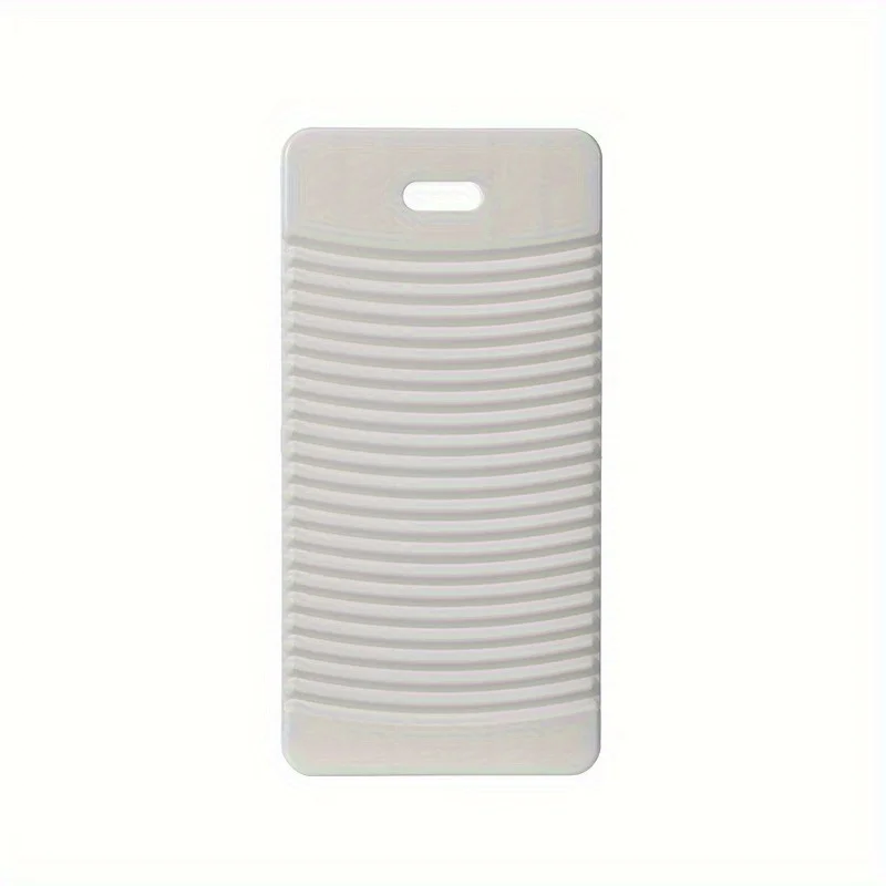 White Scubboards Mini Compact Clothes Cleaning Tool Multi-Purpose Multi-Scene Wave Pattern Laundry Board Scrubbing Board 1PC