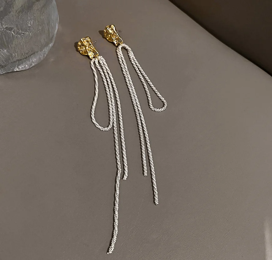 2022 new trend Simple S925 silver needle alloy vintage elegant Earrings for women fashion Jewelry