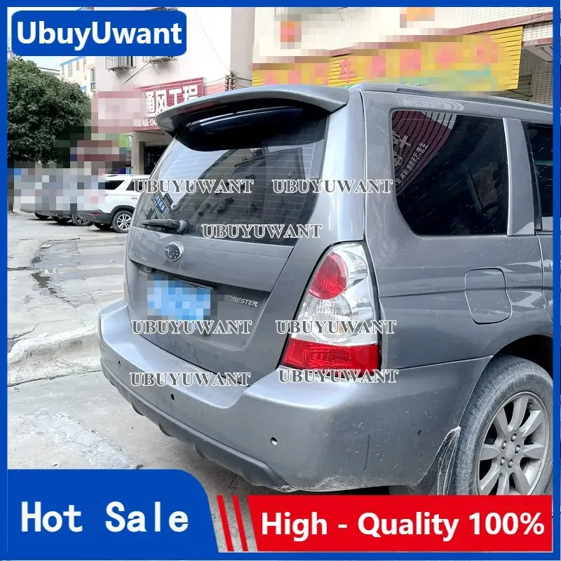 

Для Subaru Forester SG5 SG9 2004-2008 высококачественный праймер из АБС-пластика Неокрашенный Черный цвет заводской стиль спойлер крыло