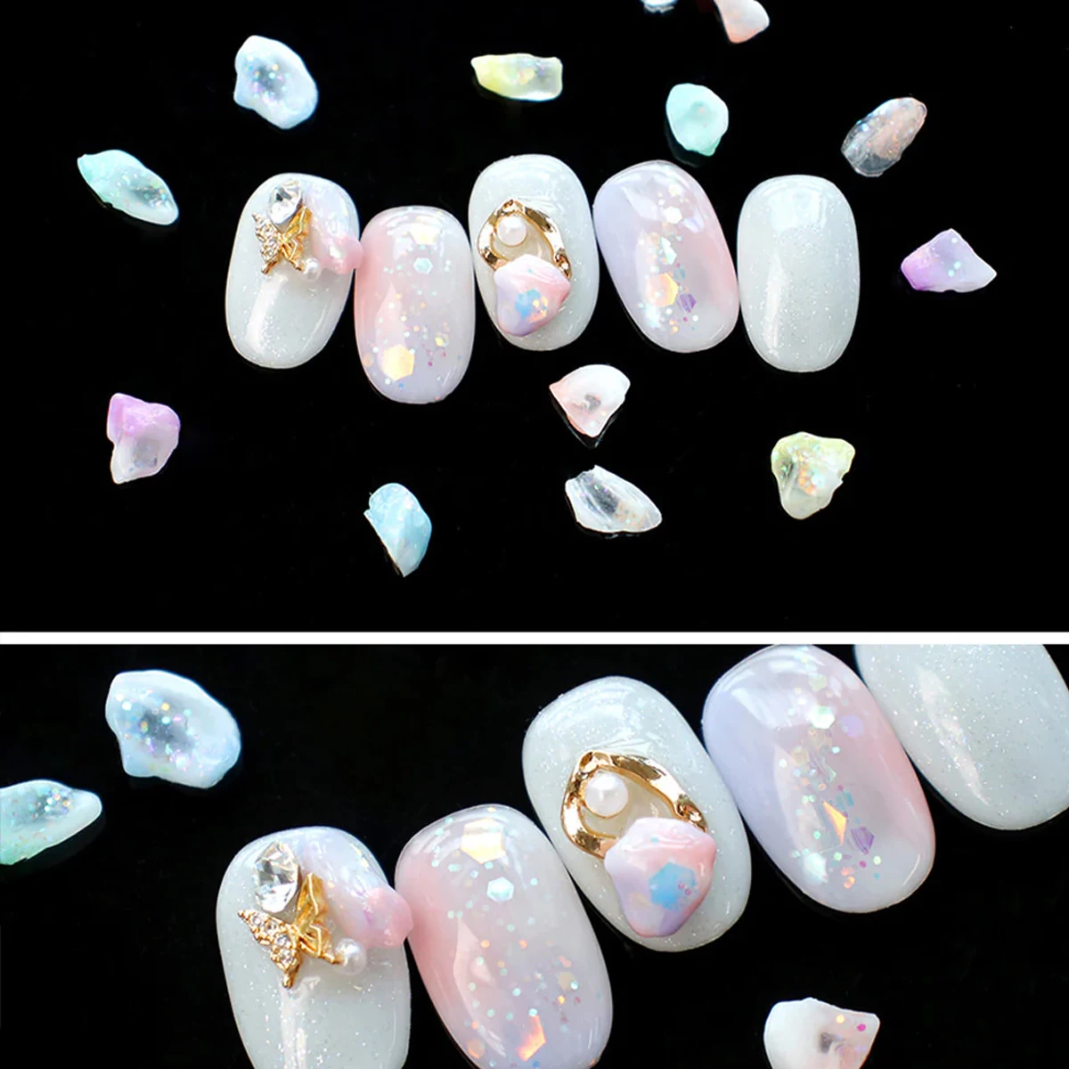 1PC Stone Flower Silicone Mold For Nails Decorations 3D Acrylic Stamping Plates DIY Design Manicure Mold 3
