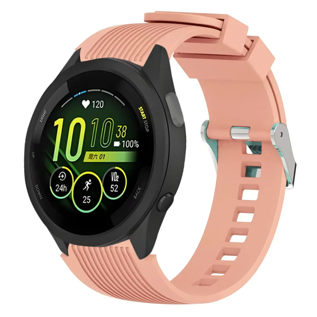 Breathable Silicone Strap for Garmin Smartwatches, 20mm/22mm