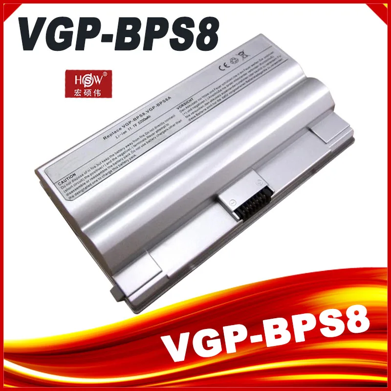 Bateria para Sony VAIO, VGP-BPS8, VGN-FZ140E, FZ240E,