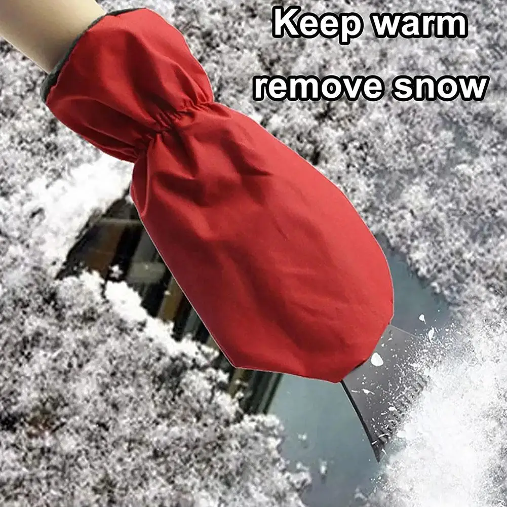 

Snow Scraper Removal Glove Cloth Cleaning Snow Shovel Ice Scraper Tool For Auto Window Outdoor Car-stying Winter Gloves Q9T2