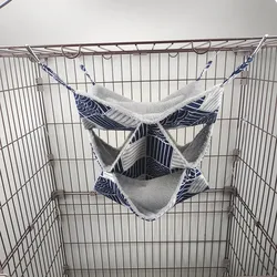 Cozy Double - Layered Pet Hammock - Plush Hanging Sleeping Bag - M 35X35CM (F three layers)