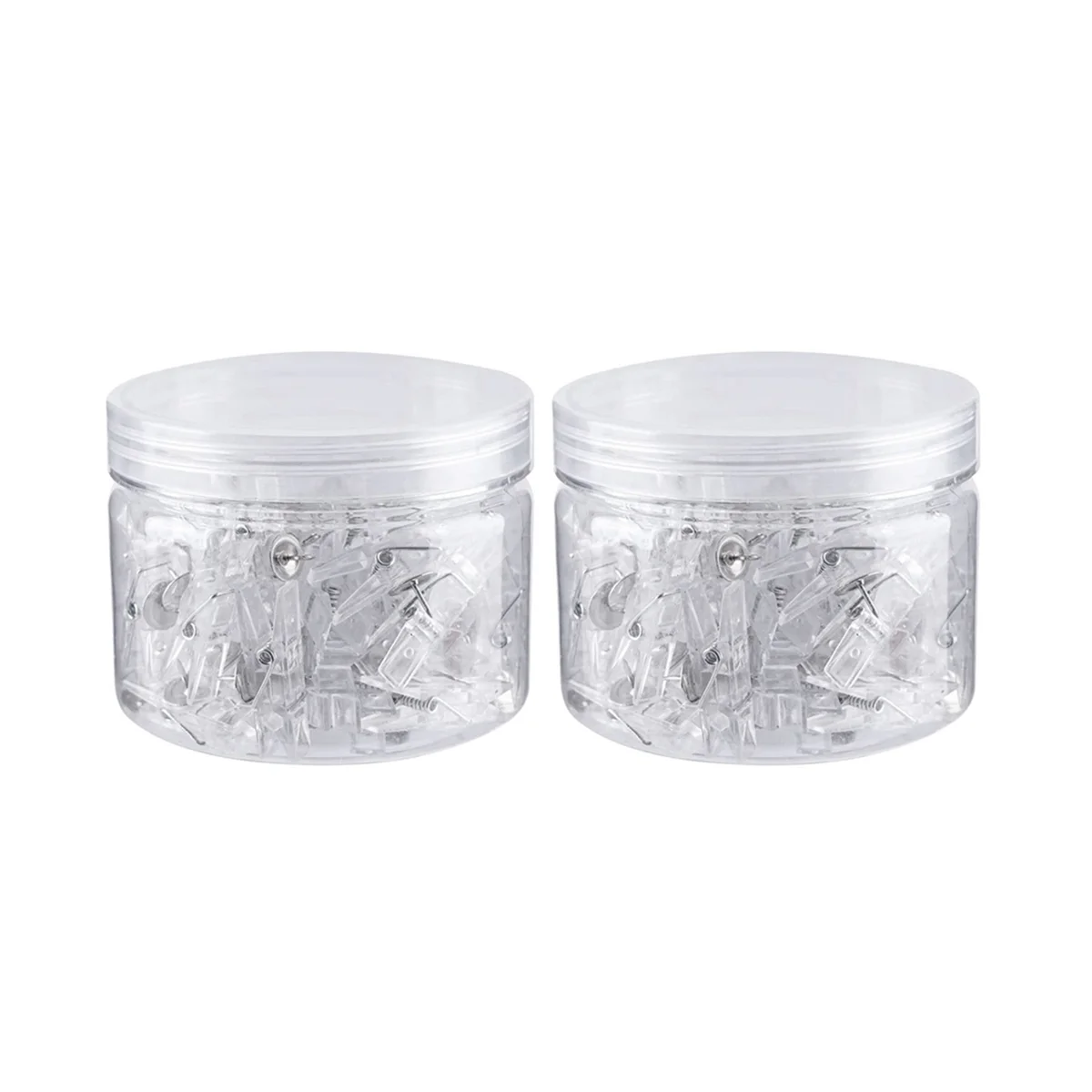 

100 шт. мини прозрачные фото клипсы Мини прищепки клипсы для одежды линия клипсы мини прозрачные пластиковые клипсы канцелярская папка