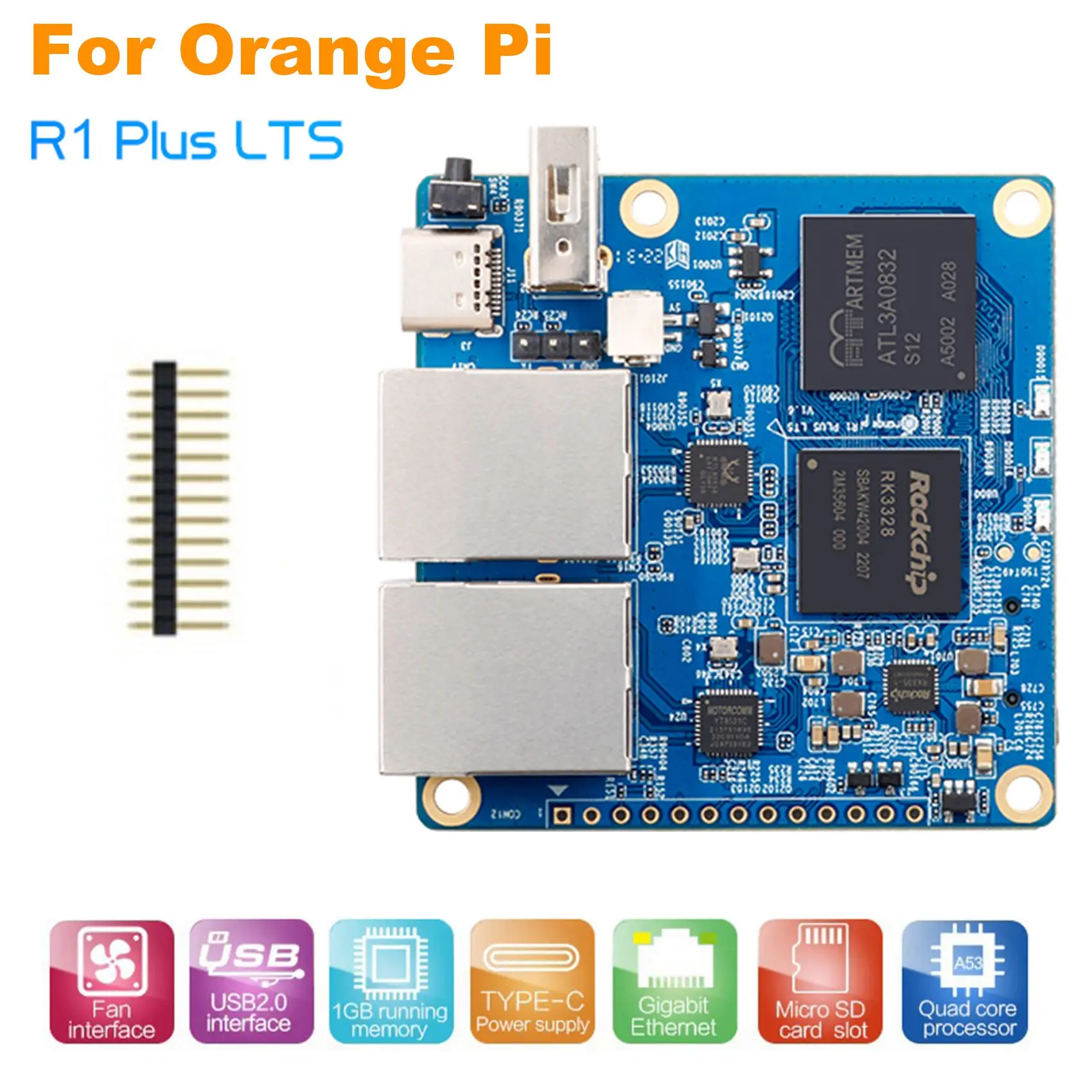 Orange Pi R1 Plus LTS   1GB DDR3 Rockchip RK3328  ҽ , ȵ̵ 9///OpenWRT OS