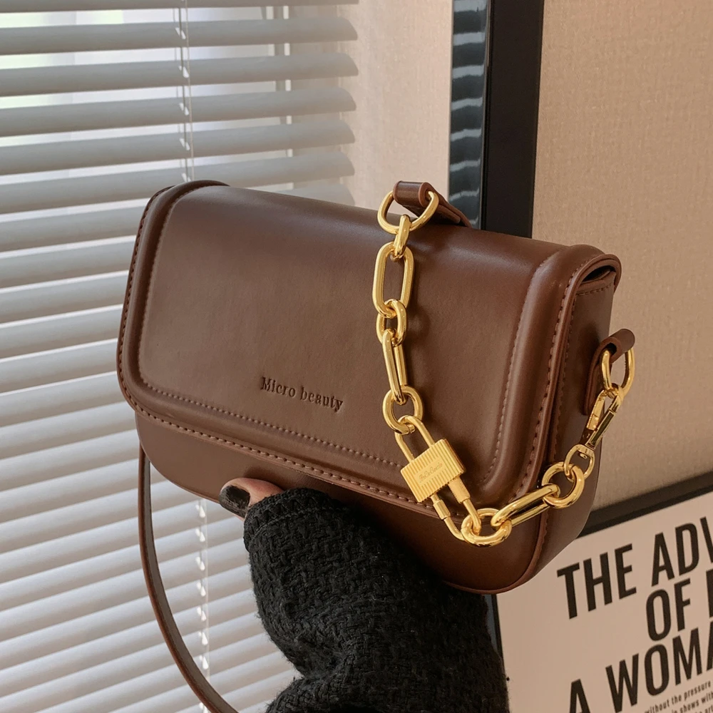 New Fashion Women Shoulder Bags High Quality PU Leather Hasp Envelope Handbags Crossbody Bags