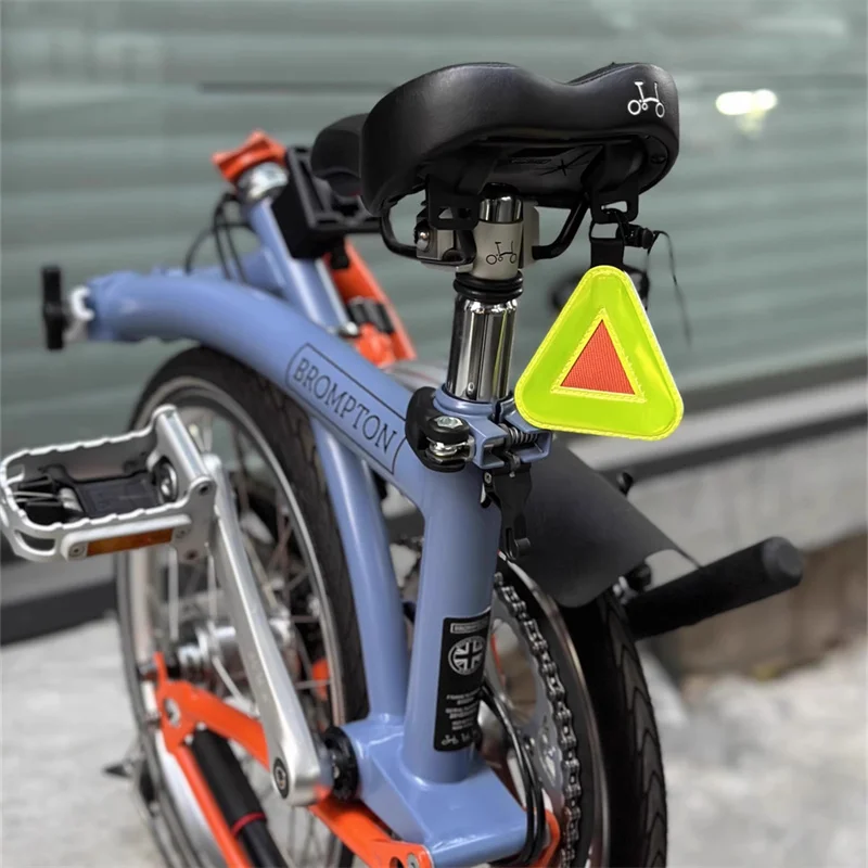 ブランプトン,ロードバイク,リフレクター,安全警告記号,8x8cmの反射板