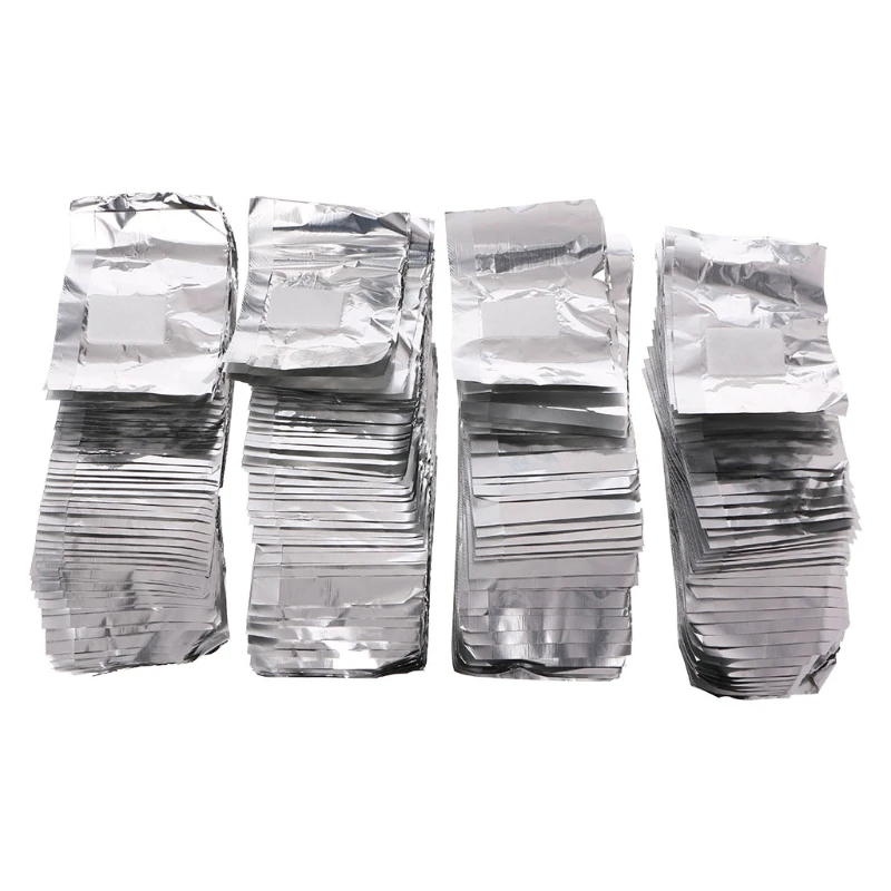 

50 Aluminium Foil Art Soak Off Acrylic Gel Polish Wraps Remover