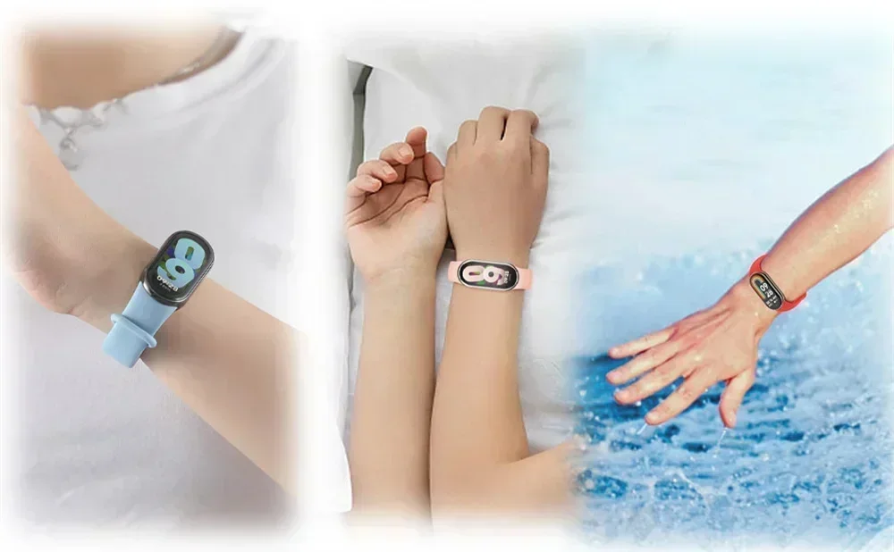 Armband Für Xiaomi mi Band 10 9 8 NFC miband 10 Ersatz gürtel correa silikon Sport armband pulsera mi band 10 armband – Detail 10