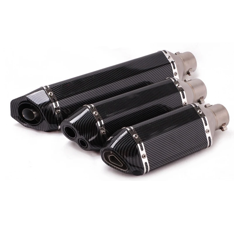 ท่อไอเสียทรงหกเหลี่ยมขนาดเล็ก รุ่นดัดแปลง สำหรับ Kpr150 Horizon 350r3r25 Gsx Ninja250z400 Huanglong 300 อะไหล่ดัดแปลงแบบยูนิเวอร์แซล 1