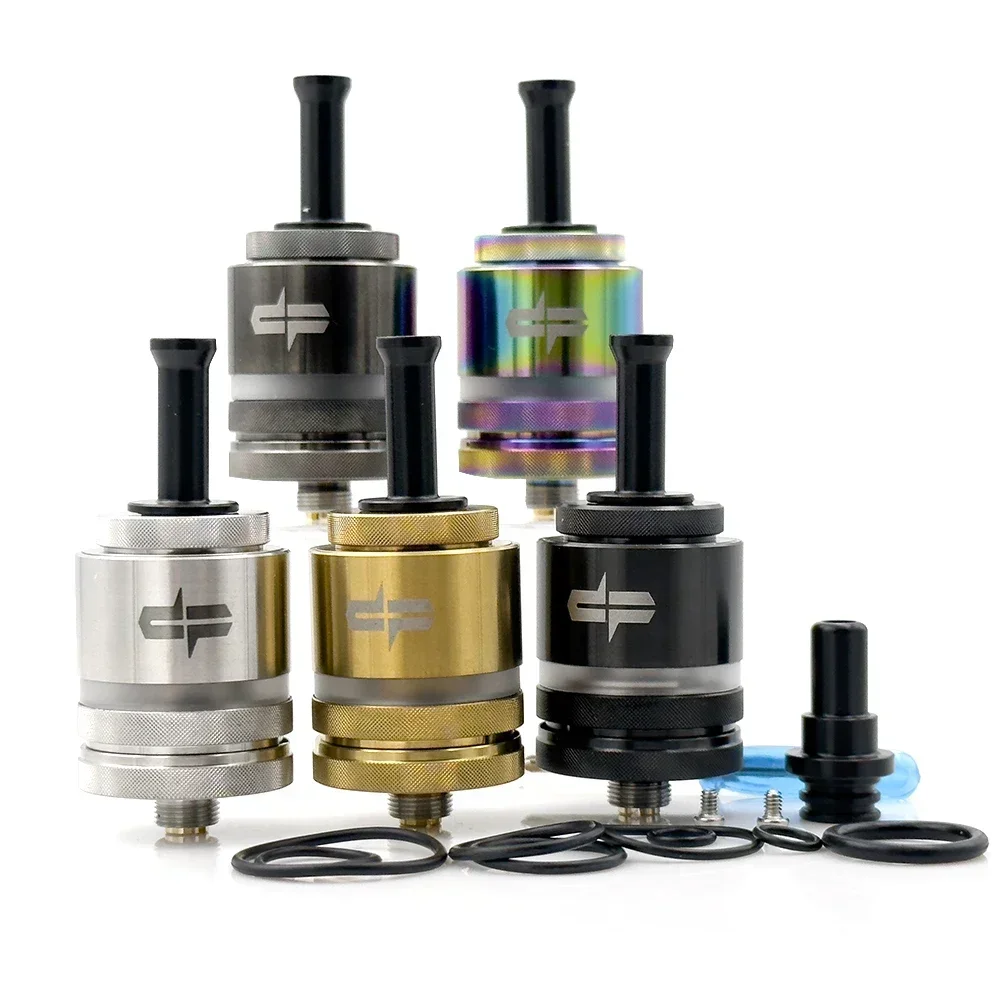 

Siren V4 RTA 22mm 2mL Top Filling MTL Tank Single Coil Airflow Intake Adjustable 510 Drip Tips BSKR V2 Vape Atomzier