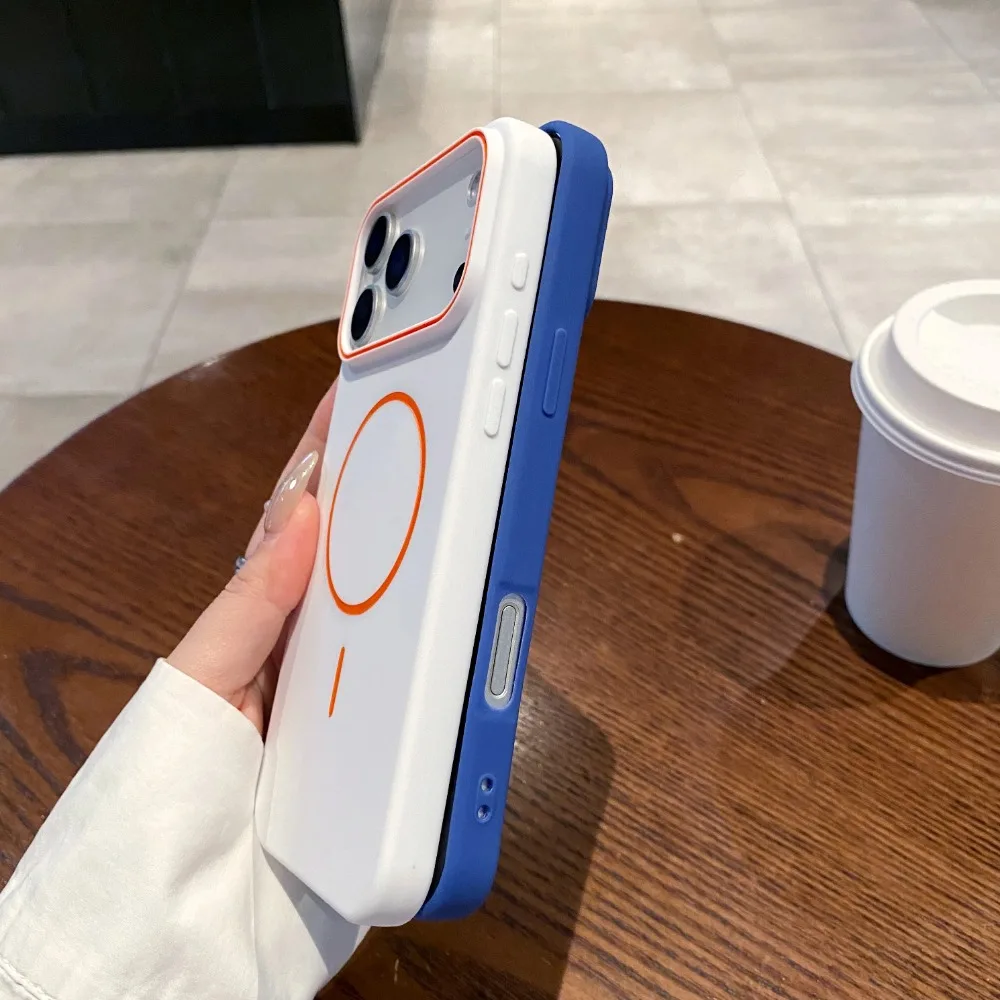 Ultra Thin Matte Magnetic Phone Case with MagSafe Wireless Charging Compatibility
