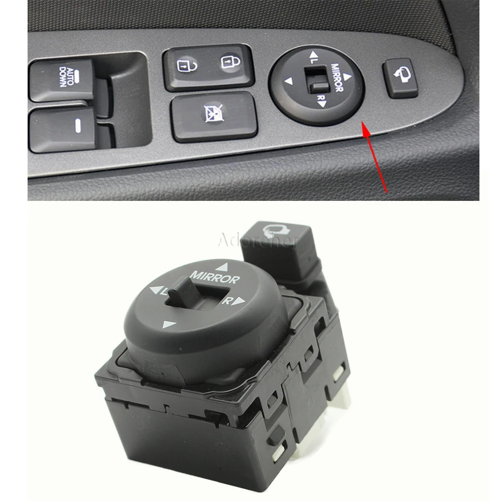 CarElectricRearviewMirrorFoldingWindowMirrorControlButton