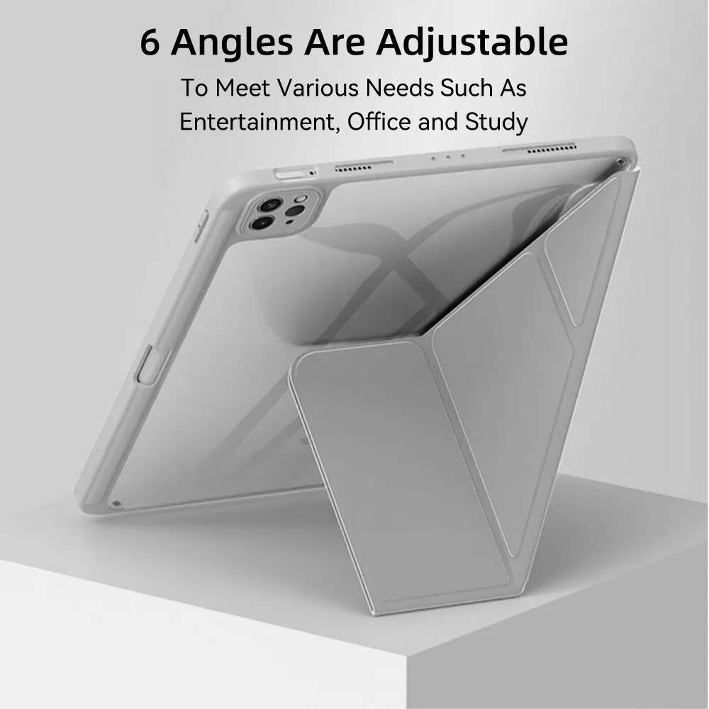 Acrylic Clear Protective Tablet Cover - Premium Durable Case for iPad Air and iPad Pro Series