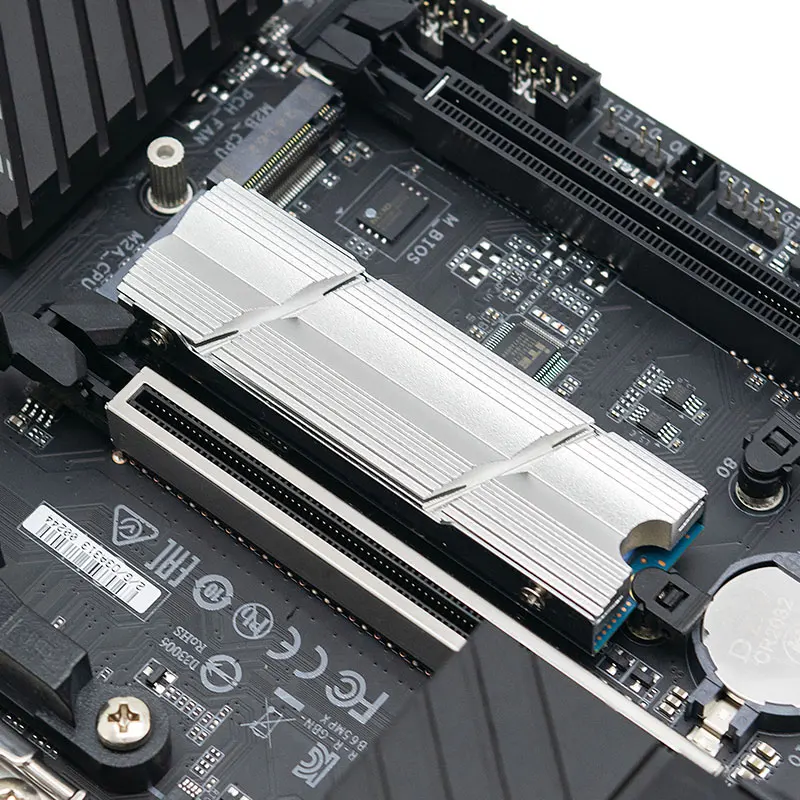 2/1PC M.2 SSD NVMe Heat Sink M2 2280 SSD Hard Disk Aluminum Heatsink Heat Dissip