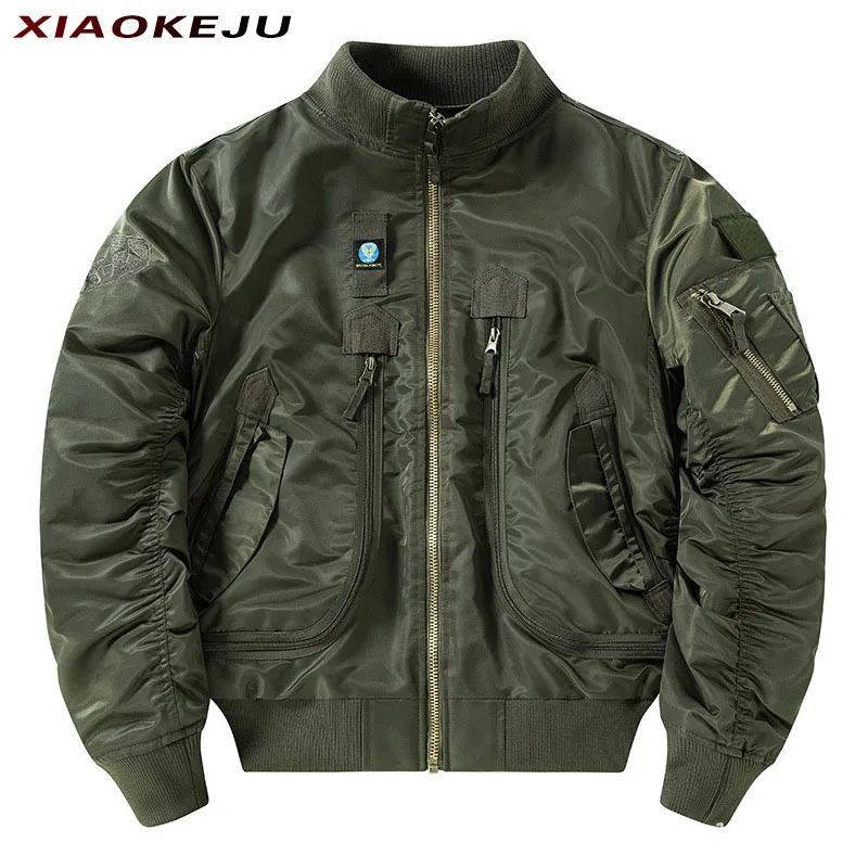 Men's Luxury Clothing Parkas Plus Size Jackets Motorcycle Jacket Clothes Winter New Coats Coat Mens Military Boy Anorak Cardigan