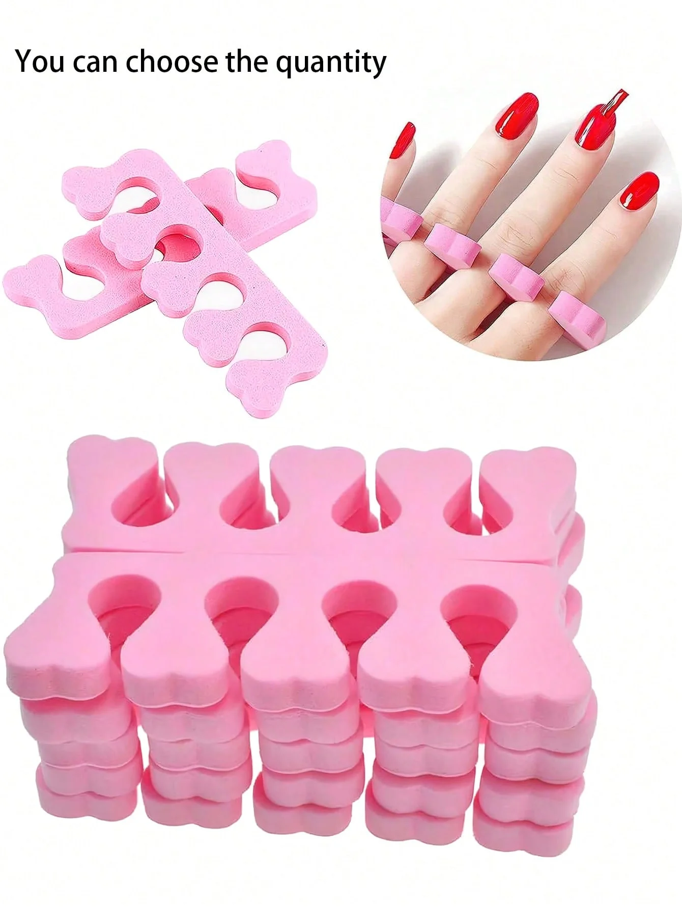 Toe Separators Toe Spacers for Pedicures Nail Polish Separating Toenails Nails