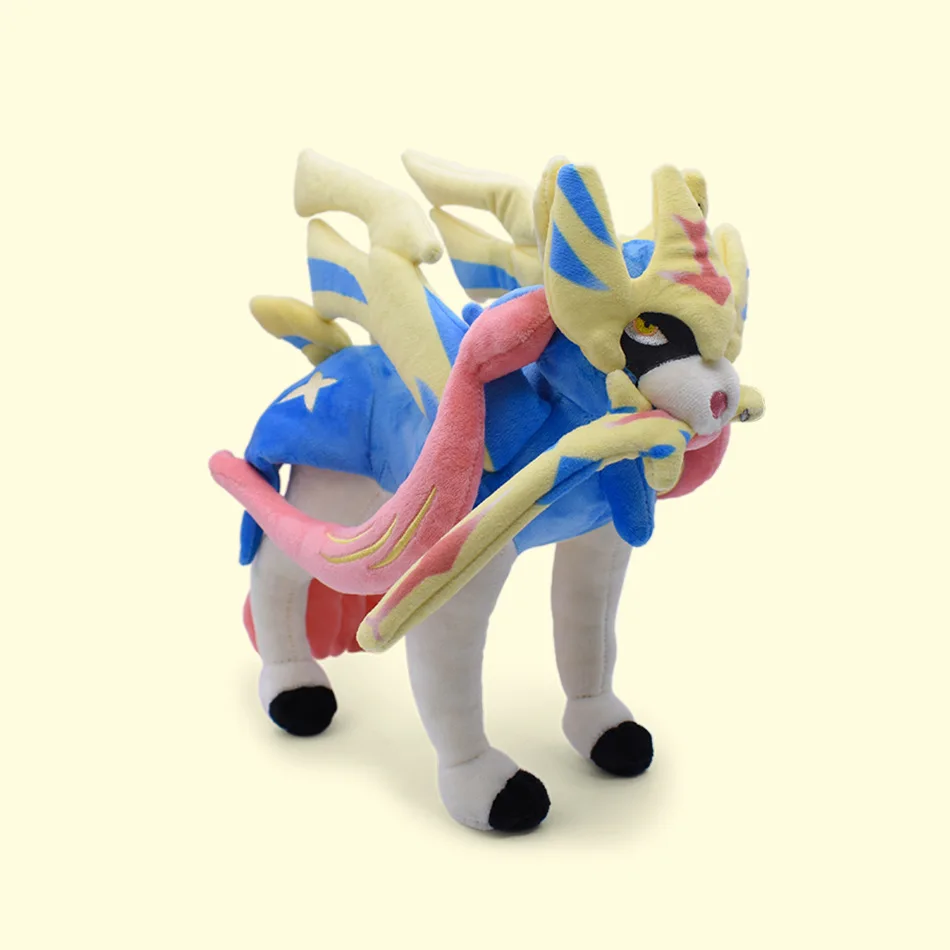 Pokemon Plush Zamazenta Zacian Cute Animal Stuffed Toy Dolls Christmas Gift Soft Stuffed Pocket Monster Toys