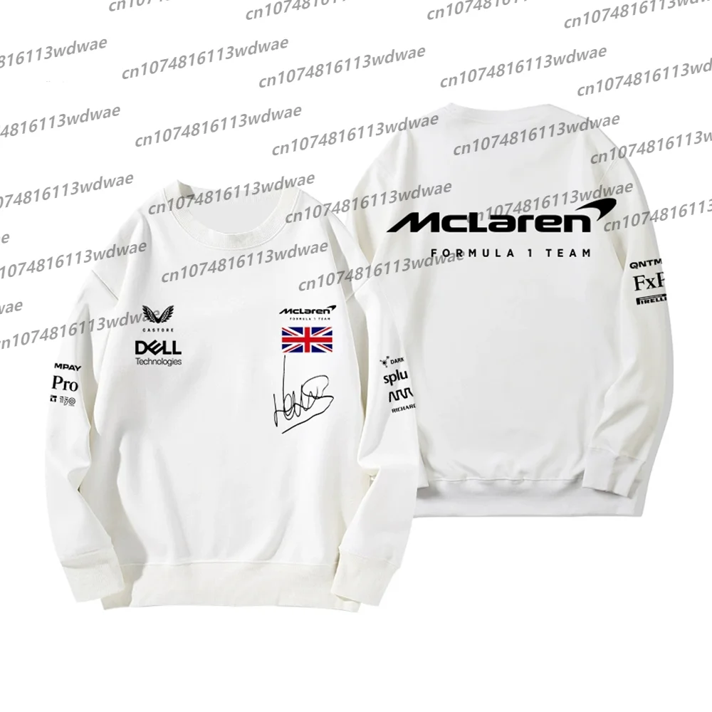 Formula1 팀 레이싱 3D 프린트 티셔츠.McLaren.Crew 넥 스웨터 드라이버 착용 정통 저지 레이싱 티셔츠 F1 팀 팬 선물