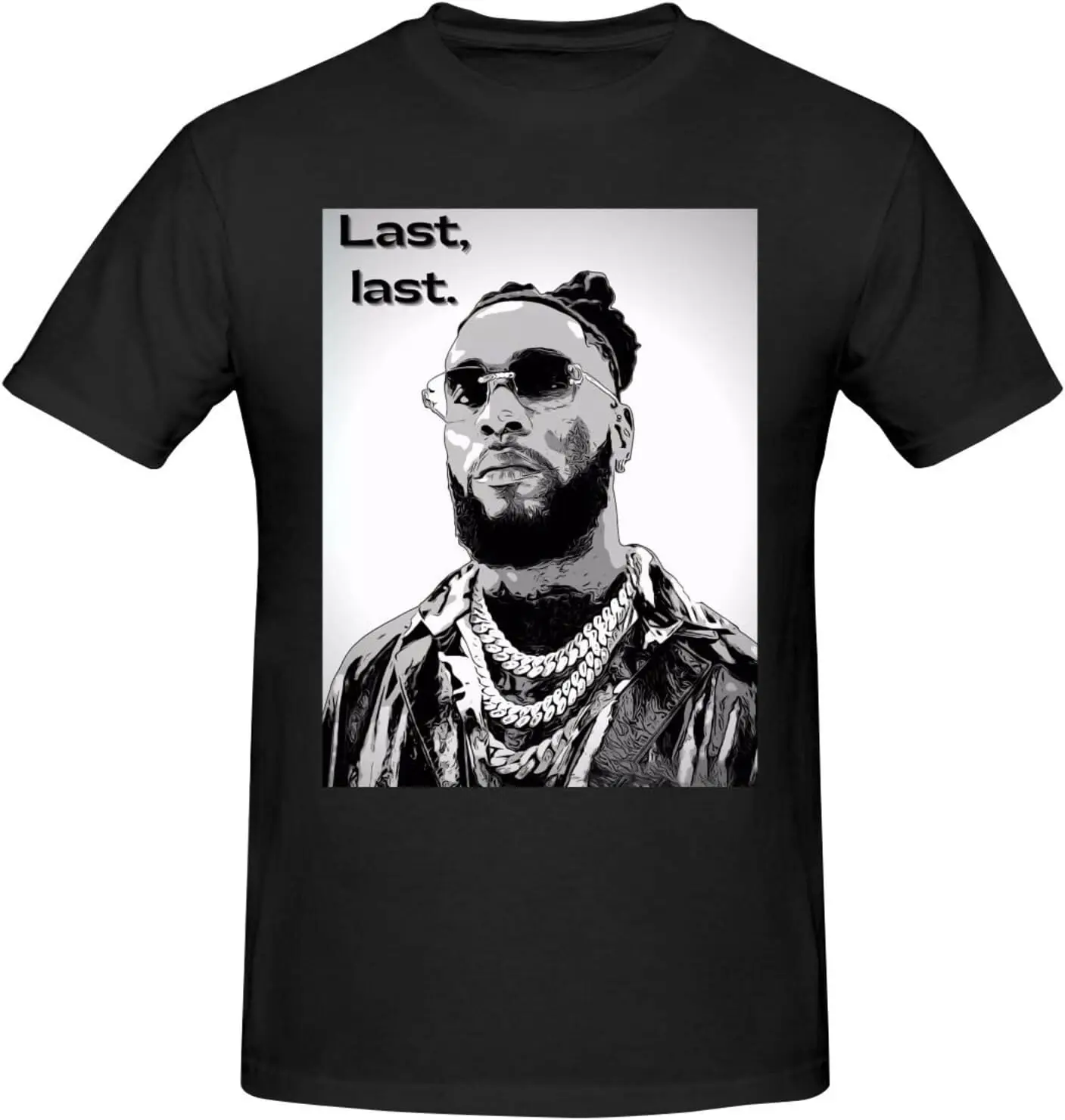 

Burna музыкальная рубашка для мальчика для мужчин, модные мягкие дышащие хлопковые футболки с коротким рукавом, классические повседневные футболки с круглым вырезом, черные