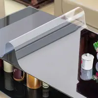 NEW Tablecloth Thickness PVC Transparent Waterproof Table Cover Mat Kitchen Pattern Oil Cloth Glass Soft Cloth Tablecloth 1