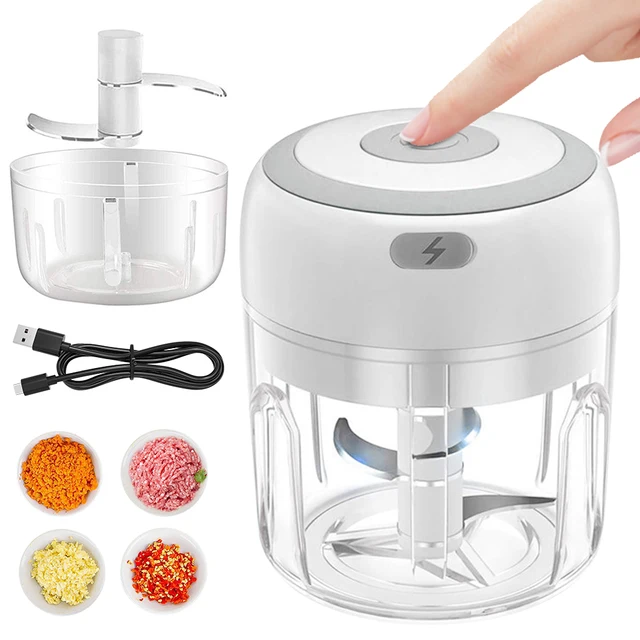 Grinder Household Rechargeable Multifunction Meat Vegetable Garlic And Ginger Crusher Mini Cordless Food Electric Grinder