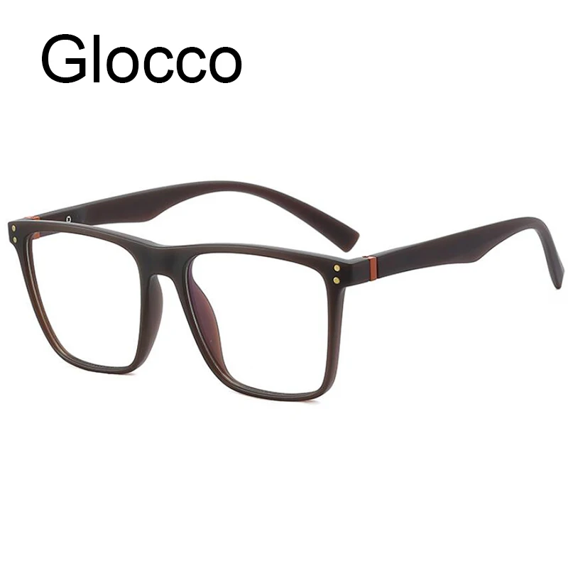 Anti-Blue Light Mens Reading Glasses Vintage Black Square Prescription Eyeglasses Male TR90 Eyewear Oversized Glasses Frame +1.5 4