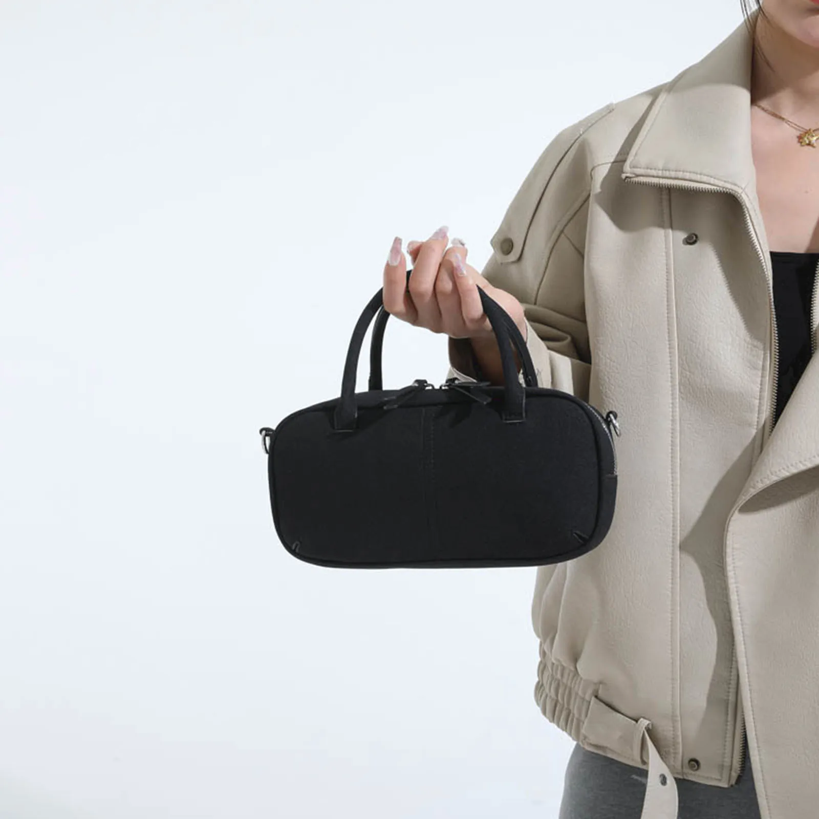 PU Leather Frosted Small Square Bag Solid Color Trendy Crossbody Bag Large Capacity Versatile Sling Bag Travel Shopping Handbag