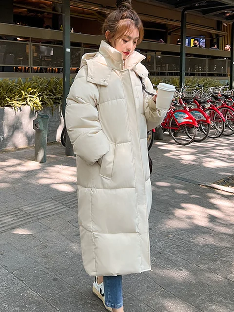 -30 degrees Winter Women long Parkas Jackets Casual Hooded Thick Warm Windproof Parkas Coat Fashion Female outwear Long parkas 2