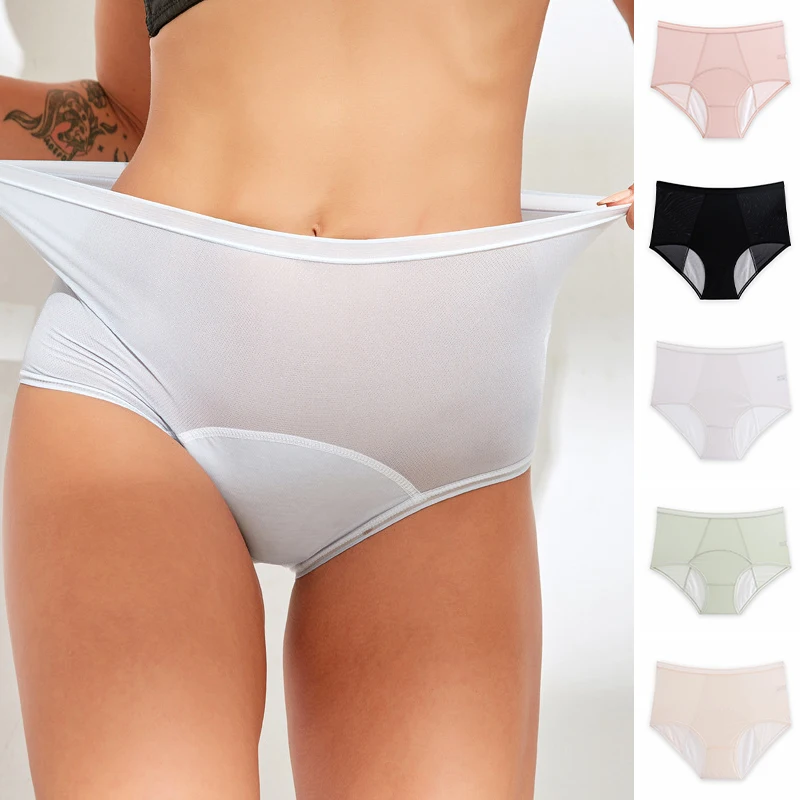 

Period Physiological Pants Leak Proof Menstrual Panties Underwear Soft Women Waterproof Briefs Skin-friendly Female Lingerie