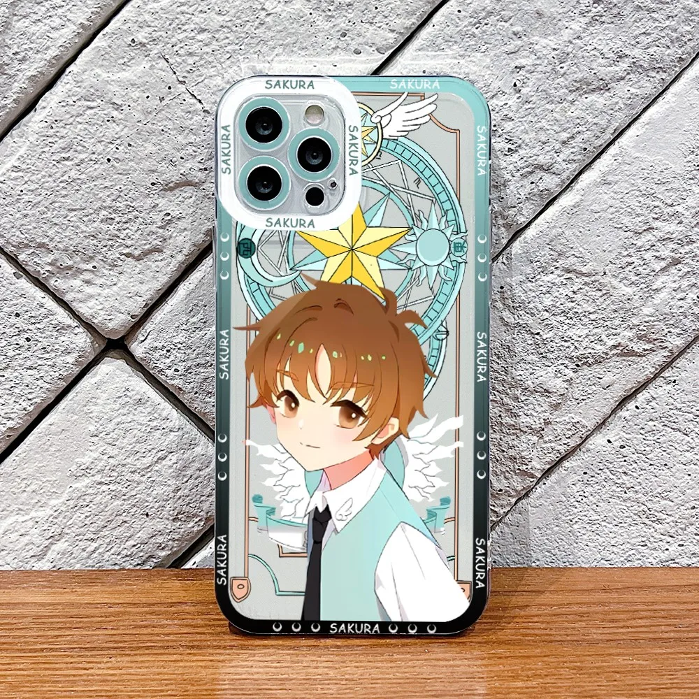 Clear TPU Soft Phone Case Featuring KINOMOTO SAKURA Design