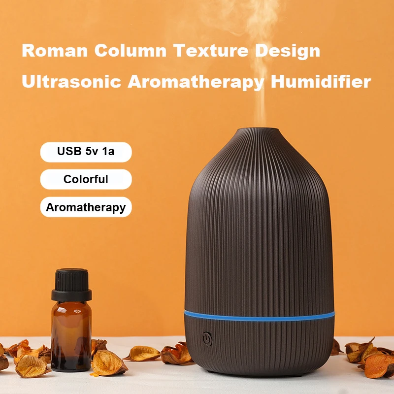 

Wood Grain Aromatherapy Humidifiers Diffusers Home Bedroom Essential Oils Diffuser USB Aroma Diffuser Room Fragrance Diffuser