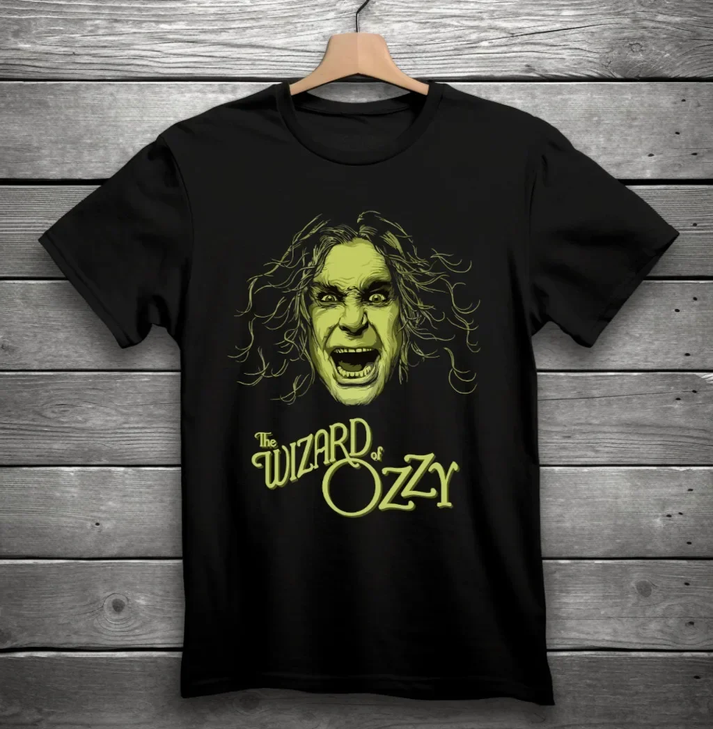 

Черная футболка Ozzy osборн волшебник Ozzy Metal, рок-группа