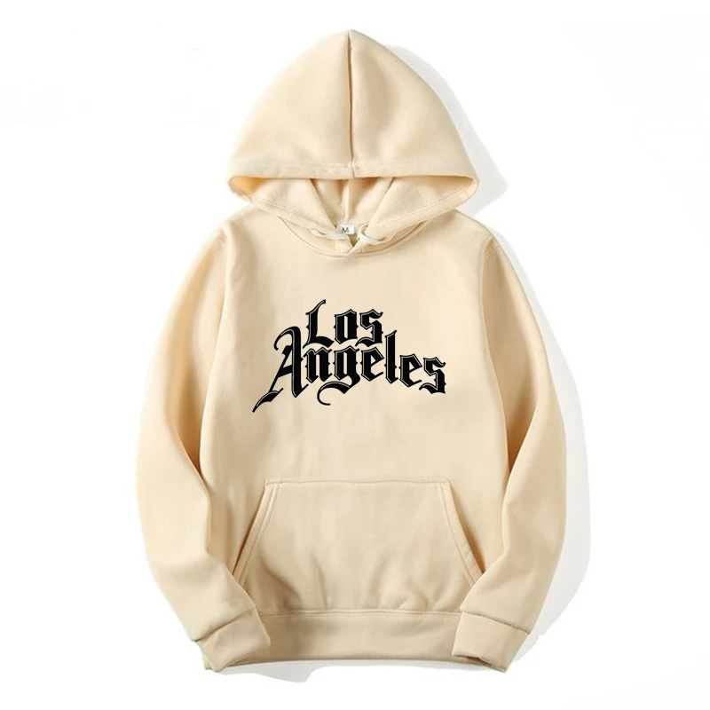 

Leisure Los Angeles printed sweater hip-hop style sweatshirt fashion hoodie man/Woman Four Seasons Pullover jacket