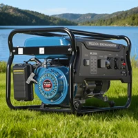 Générateur à essence monocylindre quatre temps refroidi par air, à châssis ouvert, pour camping et camping-cars, 2200W, cylindrée 196cc, 7,0 CV 6