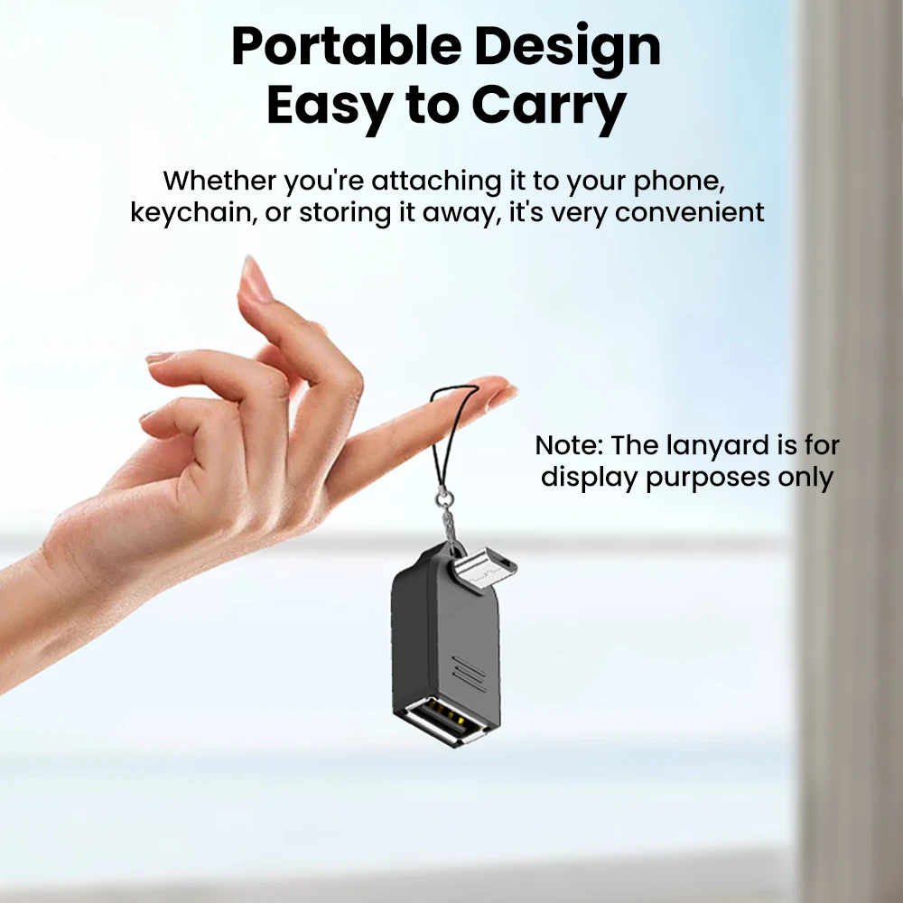 마이크로 USB OTG 어댑터 USB2.0 마이크로 타입 A 암형 어댑터 변환기 (휴대폰, 태블릿, USB 플래시 드라이브용) 빠른 데이터 전송