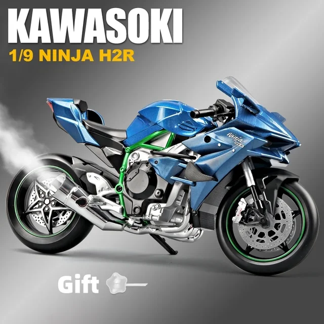 1:6 1:9 Kawasaki H2R Bootable Sprayable Dynamic Alloy Metal