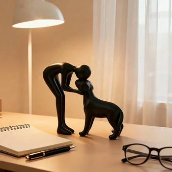 Abstract Human Pet Figurine 1