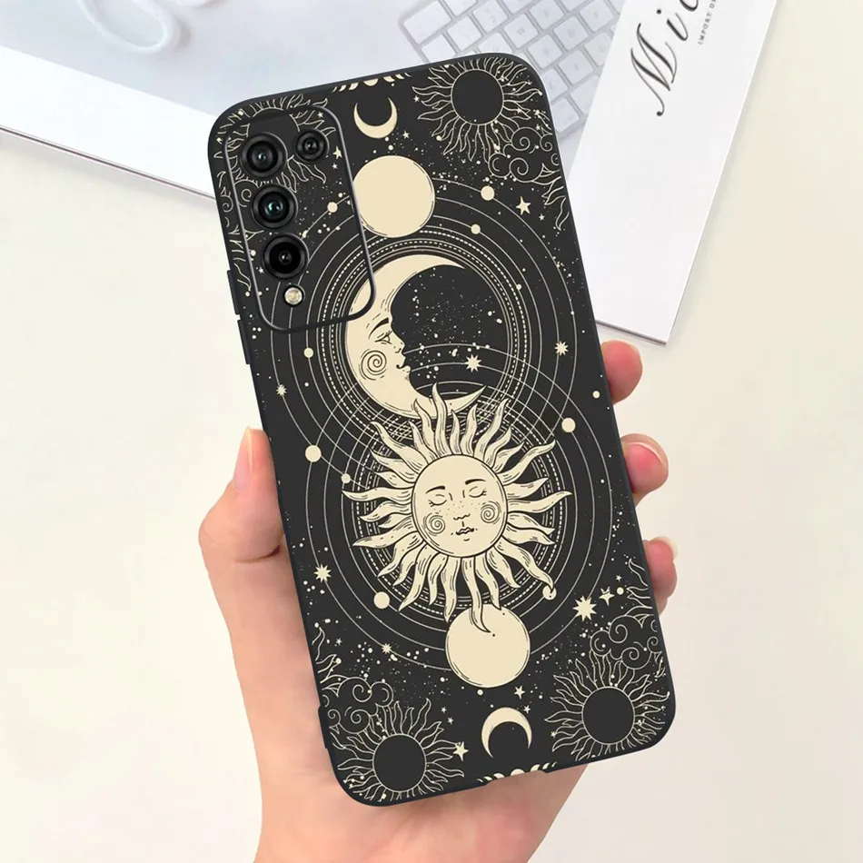 Fashion Moon Design Soft Silicon Shockproof Protective Bumper Cover