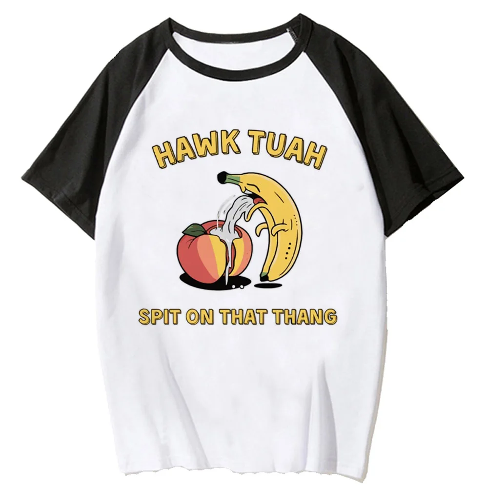 

Hawk Tuah футболка Женская harajuku Японская футболка для девушек