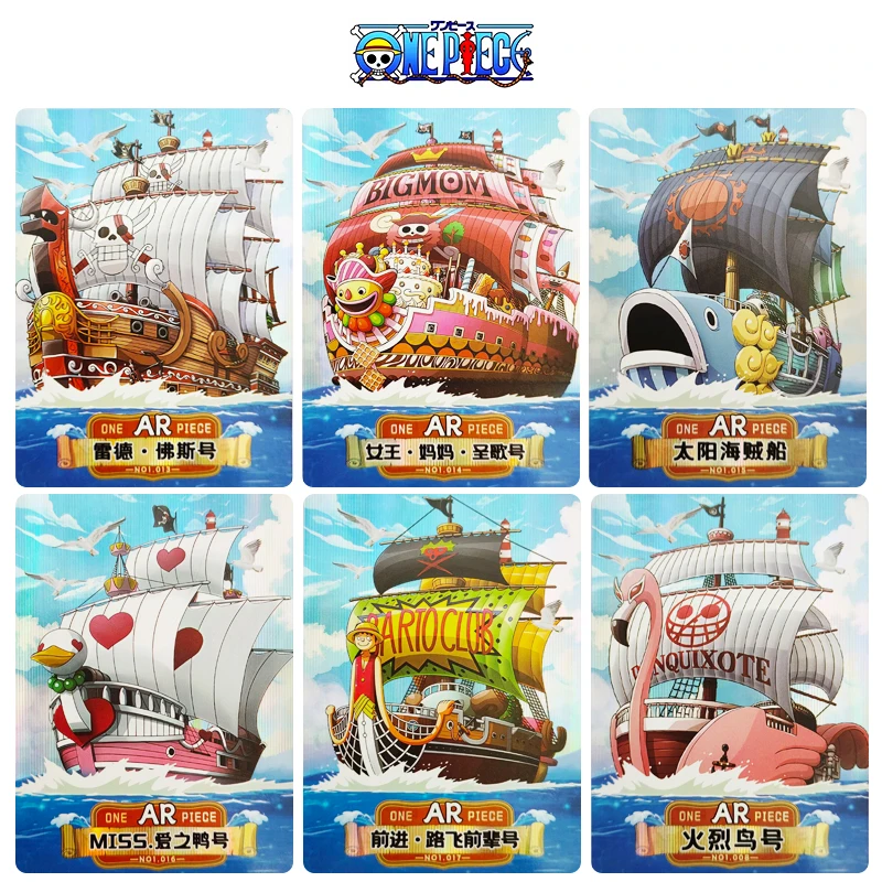 One Piece Ar Series Collection Card Monkey D. Rufy Roronoa Zoro Personaggi Anime Abbronzante Flash Card Cartoon Toys Regalo Di Natale